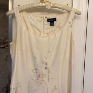Silk Ann Taylor Scoop Neck Dress